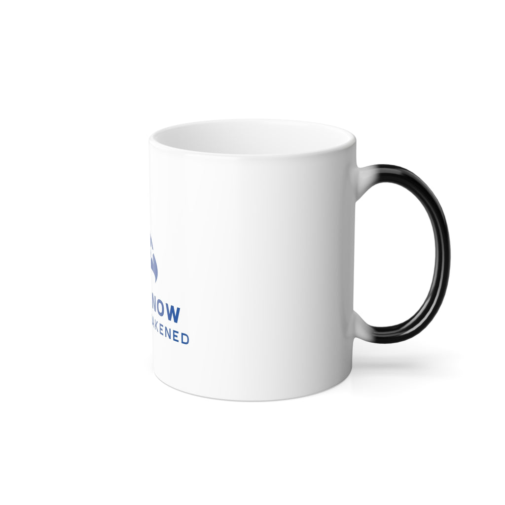Color-Morph Mug — 'See Me Now, We Are Awakened' Blue Eagle Design, 11oz